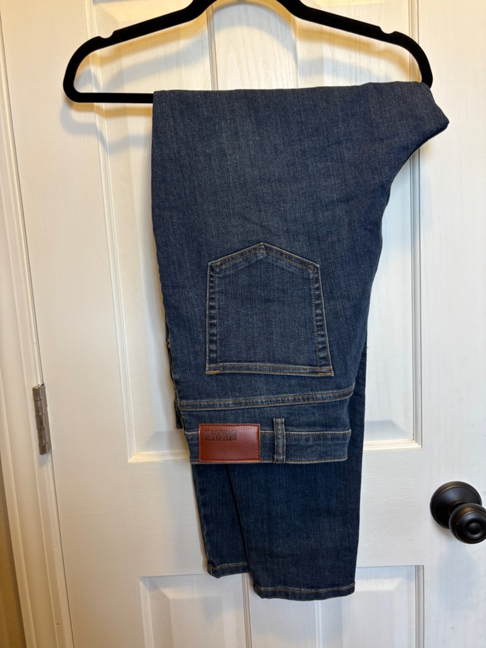 Duluth Trading Co. Dark Indigo Straight-Leg Women's Jeans